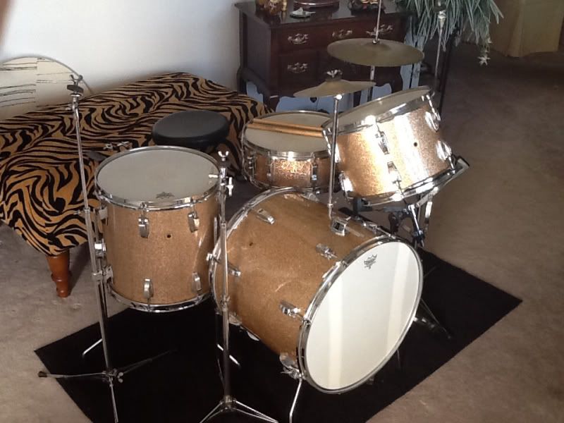 16" Floor Tom to Bass Drum conversion Vintage Drum Forum